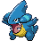 Gible shiny sprite in Heart & Soul