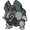 Alolan Golem front sprite in Heart & Soul