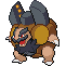 Alolan Golem shiny sprite in Heart & Soul
