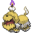 Greavard shiny sprite in Heart & Soul