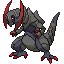 Haxorus shiny sprite in Heart & Soul