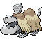 Houndstone shiny sprite in Heart & Soul