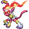 Infernape shiny sprite in Heart & Soul