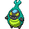 Karrablast shiny sprite in Heart & Soul