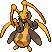 Kricketune shiny sprite in Heart & Soul
