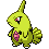 Larvitar shiny sprite in Heart & Soul