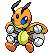 Ledian shiny sprite in Heart & Soul
