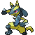 Lucario shiny sprite in Heart & Soul