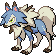 Lycanroc shiny sprite in Heart & Soul