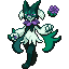 Meowscarada shiny sprite in Heart & Soul