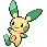 Minun shiny sprite in Heart & Soul