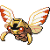 Ninjask shiny sprite in Heart & Soul