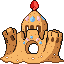 Palossand front sprite in Heart & Soul