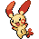 Plusle shiny sprite in Heart & Soul