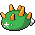 Pyukumuku shiny sprite in Heart & Soul