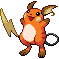 Raichu shiny sprite in Heart & Soul