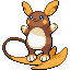 Alolan Raichu shiny sprite in Heart & Soul