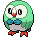 Rowlet shiny sprite in Heart & Soul