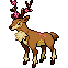 Sawsbuck shiny sprite in Heart & Soul