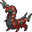 Scolipede shiny sprite in Heart & Soul
