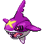 Sharpedo shiny sprite in Heart & Soul
