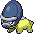 Shieldon shiny sprite in Heart & Soul