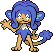 Simipour shiny sprite in Heart & Soul
