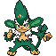 Simisage shiny sprite in Heart & Soul