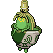 Sinistcha shiny sprite in Heart & Soul