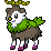 Skiddo shiny sprite in Heart & Soul