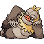 Slaking shiny sprite in Heart & Soul