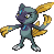 Hisuian Sneasel shiny sprite in Heart & Soul