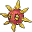 Solrock shiny sprite in Heart & Soul
