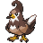 Staravia shiny sprite in Heart & Soul