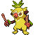 Thwackey shiny sprite in Heart & Soul
