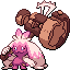 Tinkaton shiny sprite in Heart & Soul