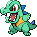 Totodile shiny sprite in Heart & Soul