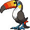 Toucannon front sprite in Heart & Soul
