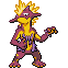 Toxtricity shiny sprite in Heart & Soul
