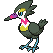 Trumbeak shiny sprite in Heart & Soul