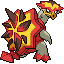 Turtonator front sprite in Heart & Soul