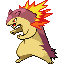 Typhlosion shiny sprite in Heart & Soul