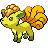 Vulpix shiny sprite in Heart & Soul