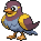 Wattrel shiny sprite in Heart & Soul