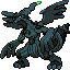 Zekrom shiny sprite in Heart & Soul