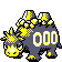 Camerupt shiny sprite in Johto Legends