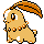 Chikorita shiny sprite in Johto Legends