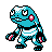 Croagunk shiny sprite in Johto Legends