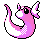 Dratini shiny sprite in Johto Legends