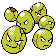 Exeggcute shiny sprite in Johto Legends